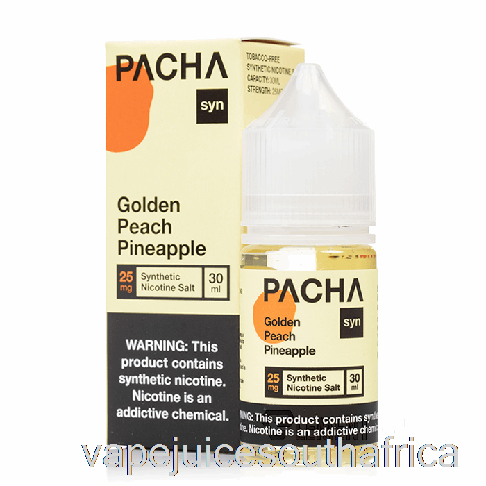 Vape Pods Golden Peach Pineapple - Pacha Syn Salts - 30Ml 50Mg